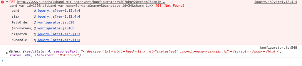 Error Chrome